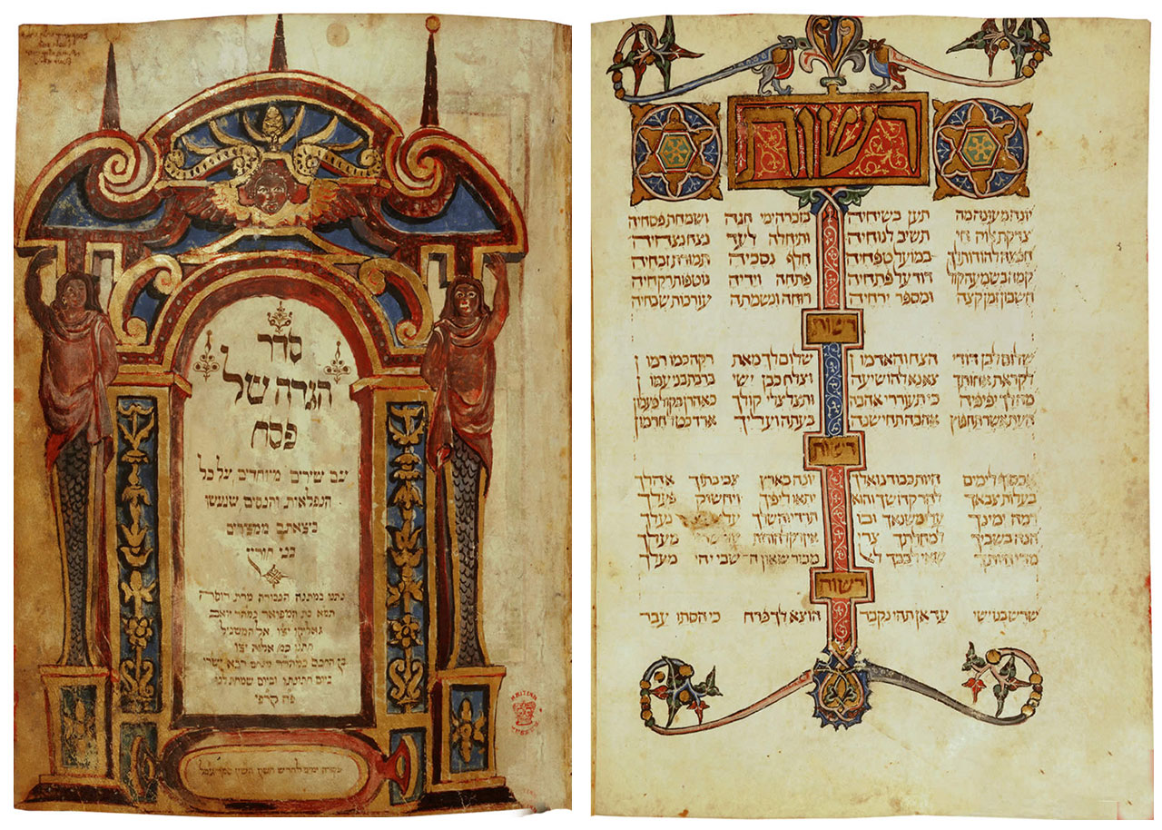 “Golden Haggadah”, manuscrito judío de 1320