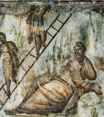 Escalera de Jacob. Catacumba de Via latina. ss III.IV